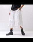 【RUNDHOLZ】 UNISEX BACK FLAP BALOON SARROUEL PANTS _SEAFOAM FOG