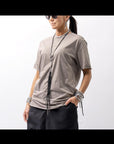 【thom/krom】 UNISEX REGULAR FIT COTTON TEE MTS838_ROCK