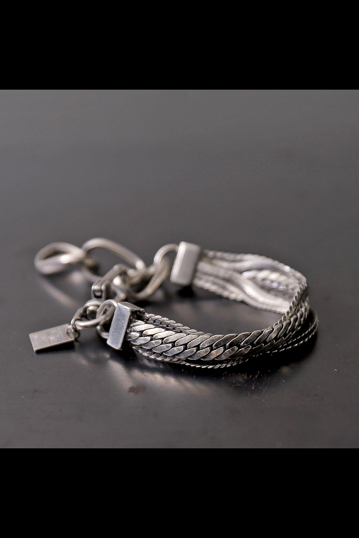 【GOTI】 MIXED FLAT CHAIN BRACELET_BR1279