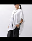 【bajra】 UNISEX OVERSIZED COTTON TOPS 156QK01_WHITE