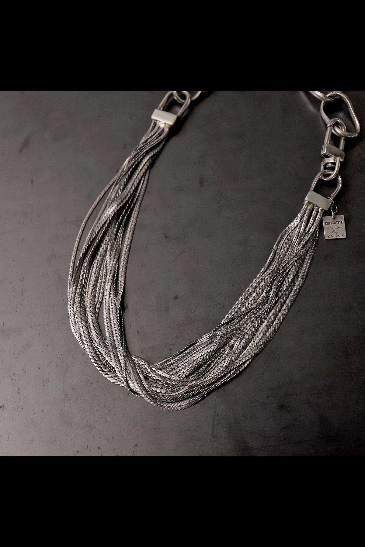 【GOTI】 MIXED FLAT CHAIN NECKLACE_CN2243