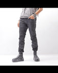 【thom/krom】 UNISEX COATED STRETCH DENIM PANTS MT107_BLACK COATED