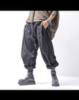 【RUNDHOLZ】 UNISEX SIDE TUCK ICONIC COTTON PANTS_BLACK