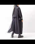【NOSTRASANTISSIMA】 CASENTINO & TULLE GILET J106_BLACK