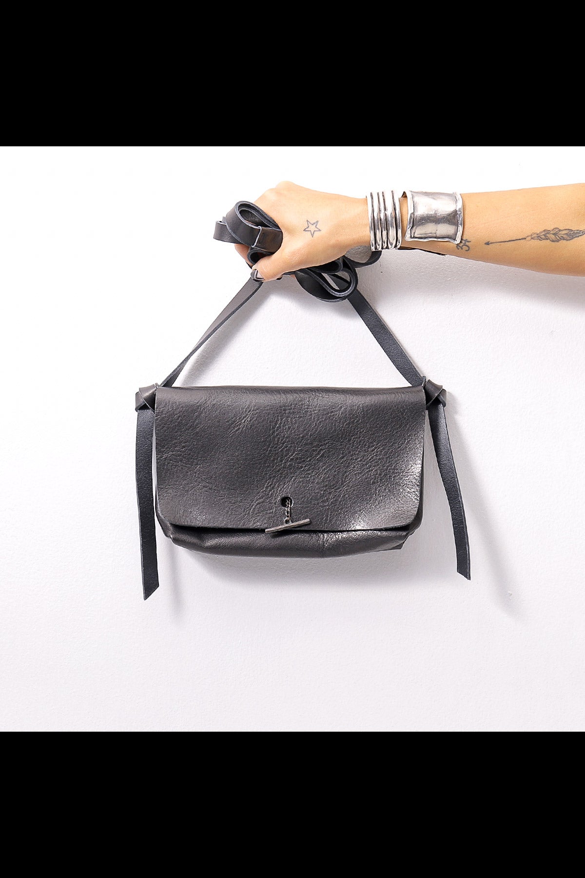 【DANIELE BASTA】 FLAP WALLET POUCH DBM008_BLACK