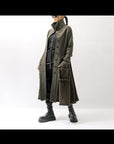 【RUNDHOLZ】 BOILED WOOL & SOFT WOOL KNIT CARDIGAN COAT 388 1203_JUNGLE