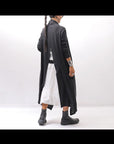 【NOSTRASANTISSIMA】 ASYMMETRY BACK CROSS CARDIGAN TS24_BLACK