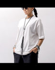 【thom/krom】 UNISEX COTTON MODAL RELAX FIT TEE MTS869_OFF WHITE