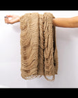 【RUNDHOLZ】 GRUNGE FRINGE SILK KNIT STOLE_DAKAR