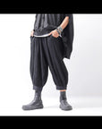 【studio b3】 UNISEX EMBOSSED MOROCCAN PANTS RBB1945_BLACK