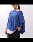 【RUNDHOLZ】 UNISEX OVER SIZED PAPER COTTON TOP _ELECTRIC CLOUD