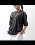 【thom/krom】 UNISEX COTTON MODAL RELAX FIT TEE MTS869_BLACK