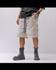 【thom/krom】 UNISEX STRETCH COTTON HALF PANTS MP33_VEGETAL STONE