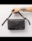 【DANIELE BASTA】 FLAP WALLET POUCH_BLACK