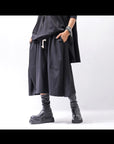 【NOSTRASANTISSIMA】 FRONT BALLOON SKIRT G145_BLACK