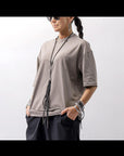 【thom/krom】 UNISEX COTTON MODAL RELAX FIT TEE MTS869_ROCK