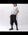 【studio b3】 COTTON LAYERED BACK LONG TOP MPB1822_WHITE