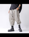【RUNDHOLZ】 UNISEX SIDE TUCK ICONIC COTTON PANTS_SAND CLOUD