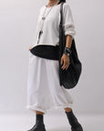 【RUNDHOLZ】 LINEN&COTTON KNIT TOPS _OFF WHITE