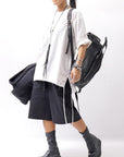 【thom/krom】 UNISEX COTTON HALF PANTS MST471_BLACK