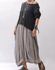 【studio b3】 MULTI-WAY PANTS&SKIRT DRESS NB2088_SAND OLD DYE
