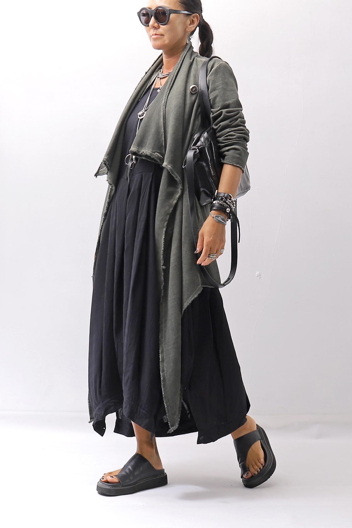 【studio b3】 MULTI-WAY PANTS&amp;SKIRT DRESS NB2088_BLACK