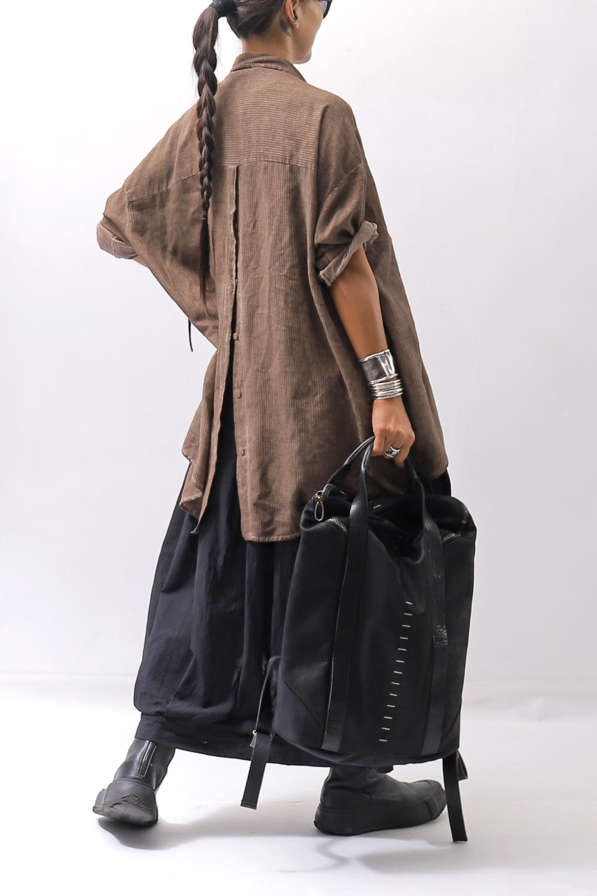 【studio b3】 MULTI-WAY PANTS&amp;SKIRT DRESS NB2088_BLACK
