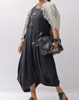 【RUNDHOLZ】 GRUNGE COTTON LACE & STRETCH JACKET _LINEN FOG