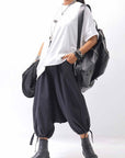 【studio b3】 UNISEX LIGHT COTTON PANTS NB2090_BLACK