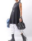 【PLÜ】 STRECTCH COTTON USUFUL TOP 5068_BLACK