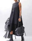 【PLÜ】 STRECTCH COTTON USUFUL TOP 5068_BLACK