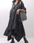 【Primordial is Primitive】 SLEEVELESS LONG DRESS 533RO_BLACK