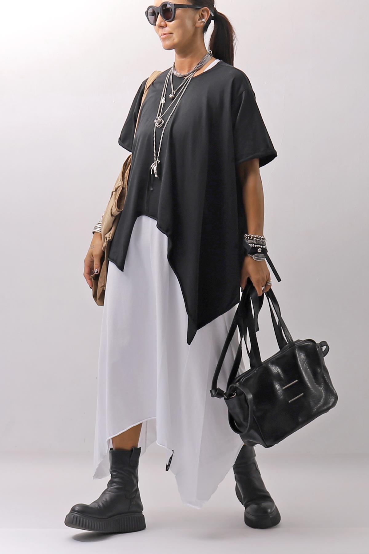 【Primordial is Primitive】 SLEEVELESS LONG DRESS 533RO_WHITE