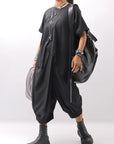 【Primordial is Primitive】 ASYMMETRY COTTON TEE 253RO_BLACK