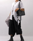 【Primordial is Primitive】 ASYMMETRY COTTON TEE 253RO_WHITE