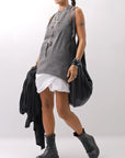 【Primordial is Primitive】 COVERED SHORT PANTS 203AL_WHITE