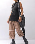 【sanctamuerte】UNISEX LIGHT COTTON RELAX PANTS SM59_SPICY CINNAMON