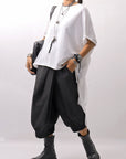 【bajra】 BACK TULLE＆COTTON LAYERED TOP 160QK04_WHITE