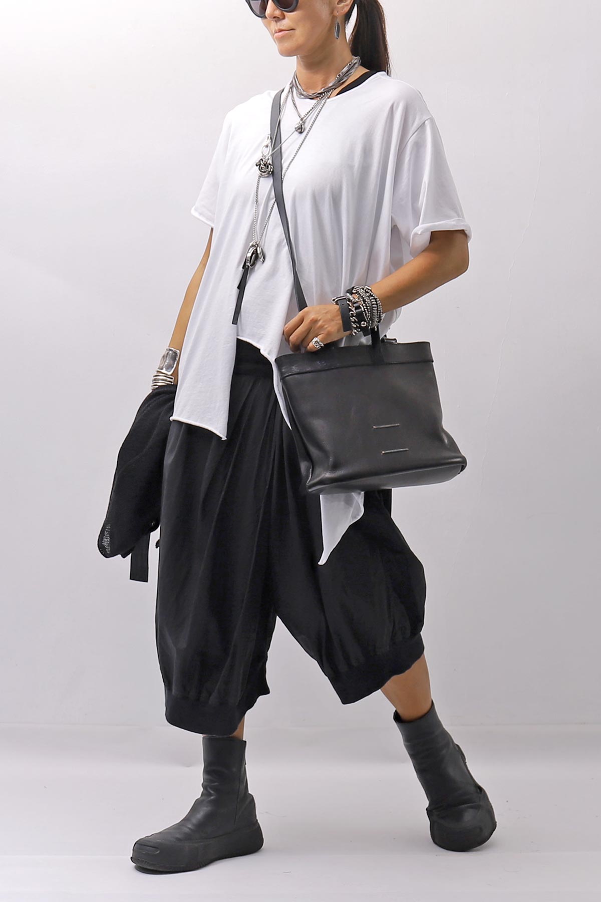 【DANIELE BASTA】 2WAY MINI TOTE HAND BAG DBM014_BLACK