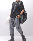 【bajra】 UNISEX FRONT FLAP STRETCH PANTS 161QP01_GREY