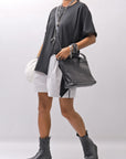 【Primordial is Primitive】 STRETCH SHORT PANTS 535AL_WHITE