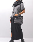 【thom/krom】 STRETCH VISCOSE SLIM FIT SKIRT WSK98_BLACK