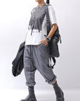 【bajra】 UNISEX SARRUEL SUPER STRETCH EASY PANTS 157QP01_GREY