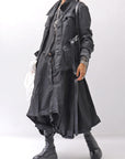 【RUNDHOLZ】MULTIWAY COTTON DRESS _BLACK GLOSS