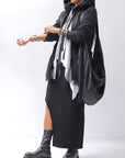【thom/krom】 RIB COTTON SLIM FIT SKIRT WSK95_BLACK