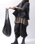 【PLÜ】 COTTON STRETCH TOP PL17T_CHOCOLATE