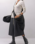 【NOSTRASANTISSIMA】 STRETCH COTTON FRONT BUTTON TOPS A124_OFF WHITE