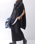 【thom/krom】 RIB COTTON SLIM FIT SKIRT WSK95_BLACK