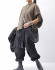 【AGL】 STRETCH LEATHER SNEAKER BOOTS MIDI STRETCH