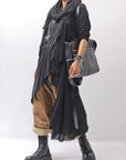 【studio b3】 ASYMMETRY TUNIC TOPS SHB2219_BLACK